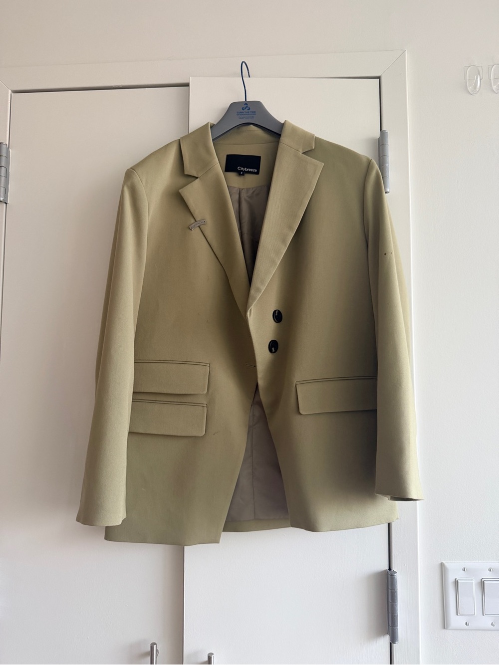 Citybreeze Women's Blazer in Olive Green